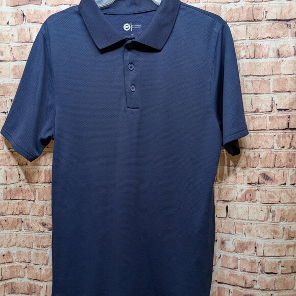 Polar King Short Sleeve Blue Polo Size Med - Picture 2 of 15